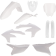 (image for) Acerbis Replacement Full Kit - White