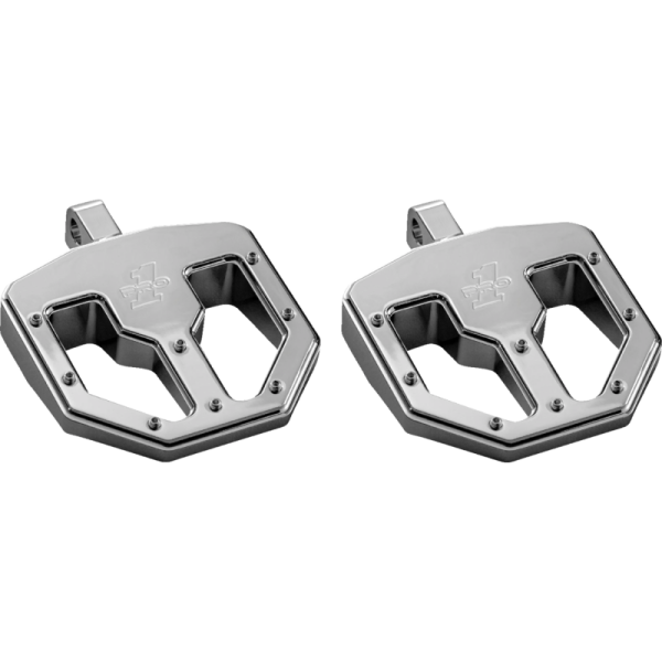 (image for) PRO-ONE PERF.MFG. BMX Billet Footpegs Chrome