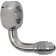 (image for) Magnum Universal Brake Line Fitting, Chrome, 12 mm banjo x AN-3 90°