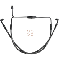 (image for) Karbonfibr Lower Front Brake Line for 08-17 FXDF