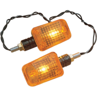 (image for) Carbon Mini-Stalk Marker Light - Amber Lens