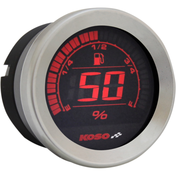 (image for) 2" Fuel Level Gauge Silver