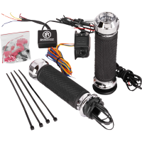 (image for) Heated Apex Grips Chrome (Cable)