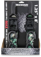 (image for) Digital Camo Ratcheting Tie-Down Straps (2 pk.)