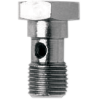 (image for) Chrome 7/16"-24 Single Banjo Bolt