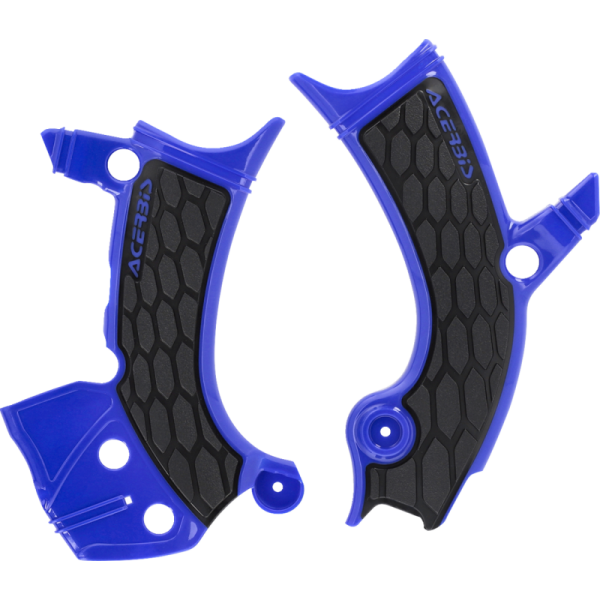 (image for) Acerbis X-Grip Frame Guard - Yamaha WR250F 25-26, WR450F 24-26 - Blue/black