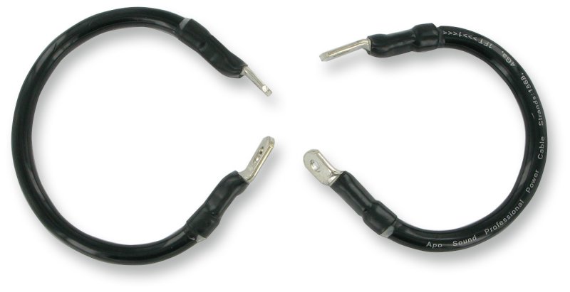 (image for) Drag Specialties Battery Cable Kit - Solid Black 79-3002-1