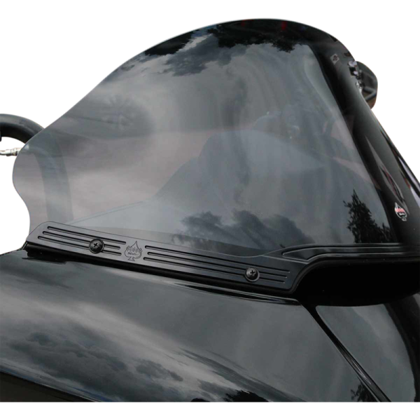 (image for) Klock Werks Flare Series Windshield Trim Gloss Blackout