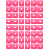 (image for) Square Grand Digger Support Plate - Pink (48 Pk.)