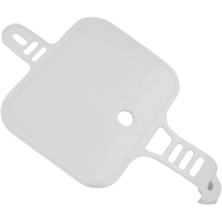 (image for) UFO Front Number Plate - White