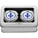 (image for) Front Axle Nut Cover - Mirror polished w/ fleur-de-lis
