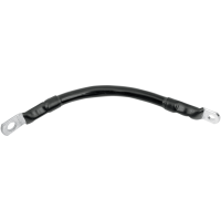 (image for) Solid Black Battery Cable 8"