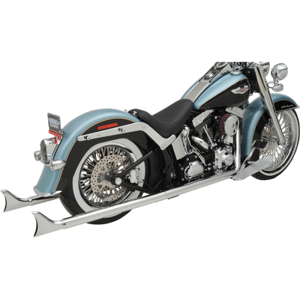 (image for) BASSANI XHAUST True Duals 36" Fishtail Mufflers (No Baffle)