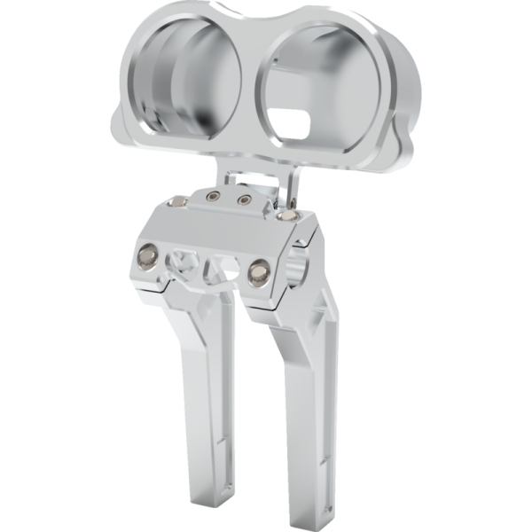 LA Choppers Dual Gauge Mounts For Performance Risers