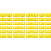 (image for) Double Digger Support Plate, High-viz Yellow (48 Pk.)