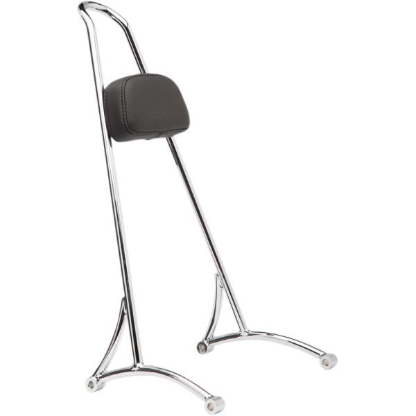 (image for) Burly Brand Sissy Bar - Chrome, Tall