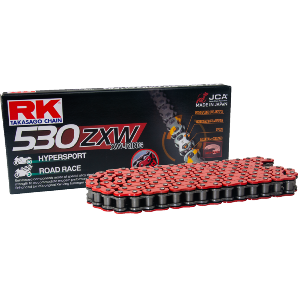 (image for) RK 530 ZXW Rivet Connecting Link (Red)