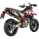 (image for) Akrapovič Dual Titanium Mufflers w/ Carbon End Caps for Ducati Hypermotard 698