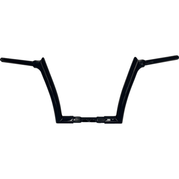 (image for) FAT BAGGERS INC EZ Install Pointed Top Handlebar - Black, 12” Rise