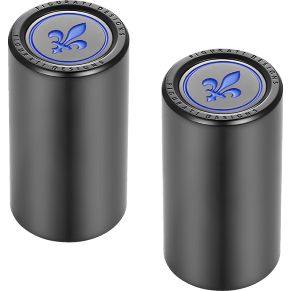 (image for) FIGURATI DESIGNS Docking Cover Black w/ Blue Fleur-De-Lis