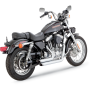 (image for) Vance & Hines Shortshots Staggered Exhaust System Chrome