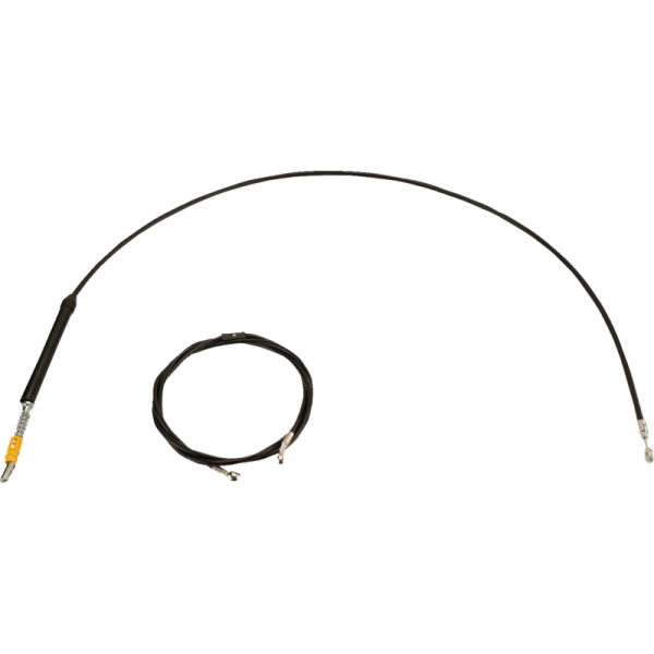 (image for) LA Choppers Black Vinyl/Stainless Braided Standard Kit