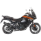 (image for) LV ONE EVO Black stainless steel Slip-On for KTM 1290 Super Adventure R/S/T 17-20