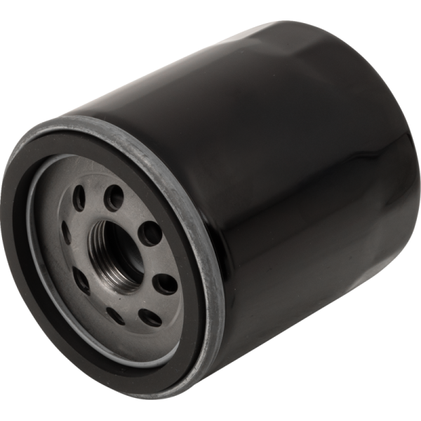 (image for) Drag Specialties Spin-On Oil Filter, Black with Nut