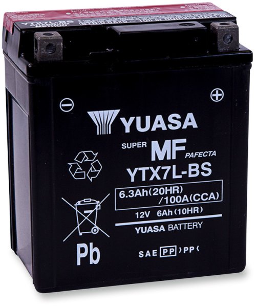 (image for) Yuasa Battery for Kawasaki EX250F Ninja 96-07