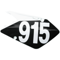 (image for) Pro Numbers - 8" Black - No. 0