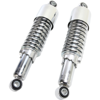 (image for) EMGO Custom Shorty Shocks - Chrome Body / Chrome Spring