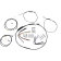 (image for) Burly Brand Black Handlebar Cable/Line Install Kit, For 16" Ape hanger bar