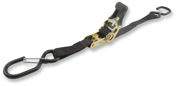 Erickson Medium-Duty Ratchet Tie-Downs with Safety Clip Hooks