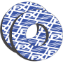 (image for) Factory Effex Moto Grip Donuts - Yamaha (blue/white)