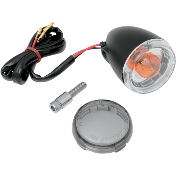 (image for) Drag Specialties Front Turn Signal Matte Black 1157