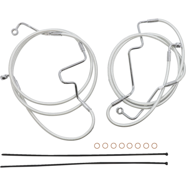 (image for) MAGNUM Sterling Chromite Handlebar Installation Kit (15"-17" Apes)