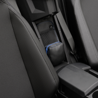 (image for) Center Console Organizer, Blue w/ blue zipper