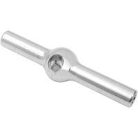 (image for) Chrome Fitting 3/8"-24 dual disc tee