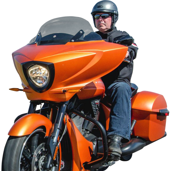 (image for) Klock Werks Flare Windshield Tint Non-Vented 11" for Victory Cross Country