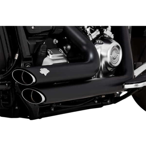 (image for) Vance & Hines Shortshots Staggered PCX Exhaust System Matte Black