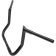 (image for) 12" EZ Install Pointed Top Handlebar, Gloss Black (FLHT/FLHX Fitment)