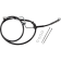 (image for) Black Vinyl-Coated Rear Brake Line Kit 1741-6343