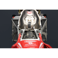 (image for) AXP Racing Radiator Brace - Red spacers