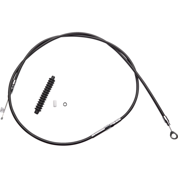 (image for) Drag Specialties High Efficiency Black Vinyl Clutch Cable (Custom Length)