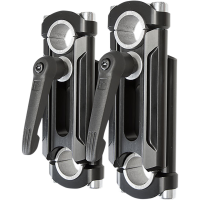 (image for) Elite Height-Adjustable Riser, 4"-6", Black Anodized