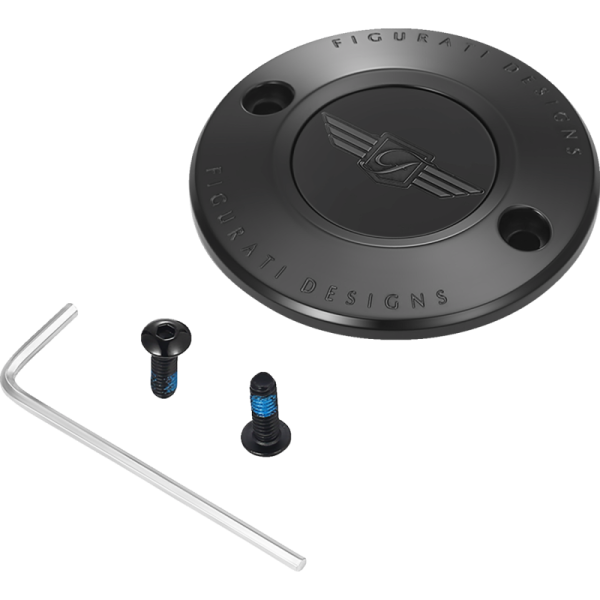 (image for) Timing Cover Black w/ Figurati Designs logo