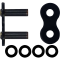 (image for) 520 Rivet Connecting Link, Black Scale