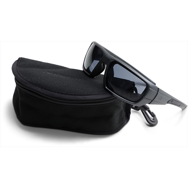 (image for) Bobster Mission Sunglasses - Matte gray/smoke