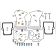 (image for) Carburetor Repair Kit for Ski-Doo Summit Sport 600 Carb 19-20