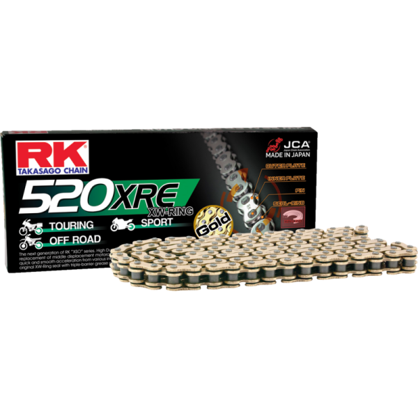 (image for) RK GB520XRE Drive Chain - Gold, 114 Links